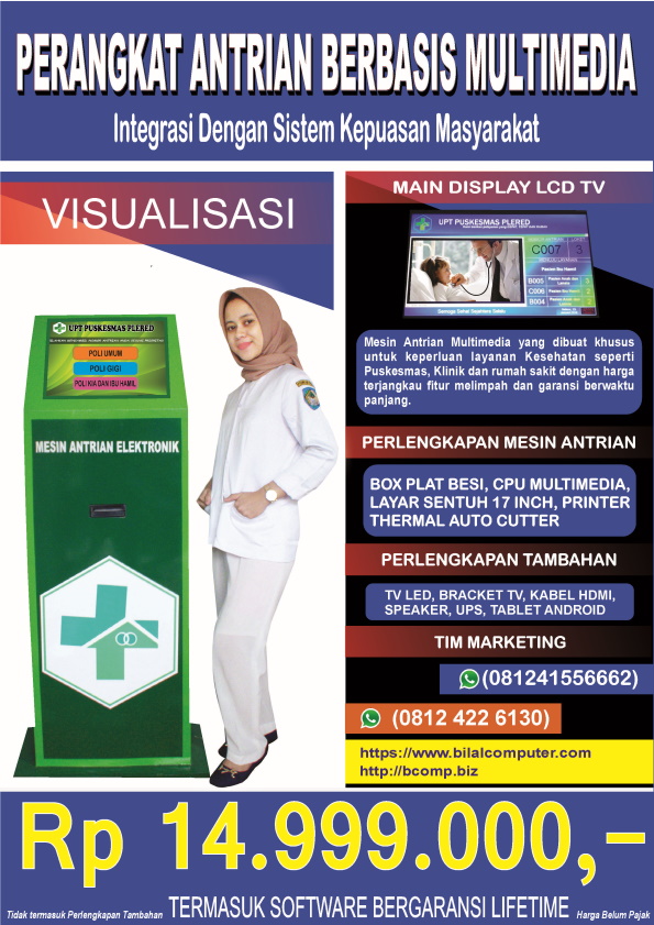 MESIN ANTRIAN PUSKESMAS